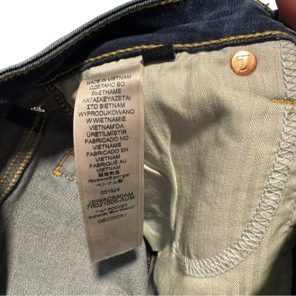 Favorite Daughter Valentina‎ Super High Rise Straight Jeans Manchester Dark 25 - Picture 8 of 8